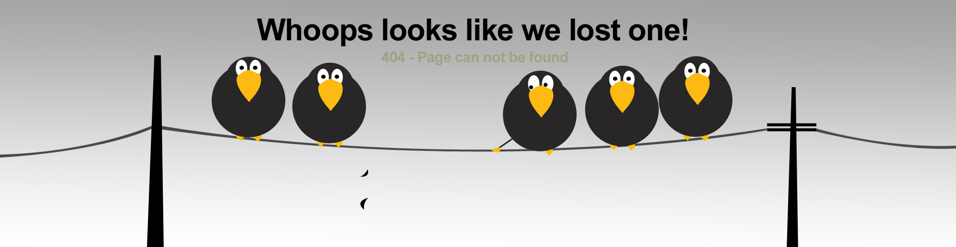 404 - Page Not Found